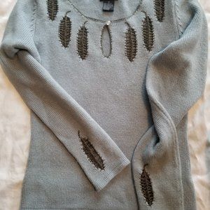 Jane Doe Blue Copper Medium Women's Sweater Medium